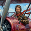 The Barnstormer Ace man portrait