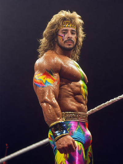 The Neon Gladiator male portrait