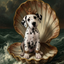 The Birth of Venus Dalmatian portrait