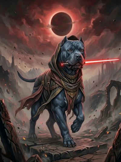 The Sith Lord Cane Corso portrait