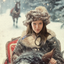 The Russian Winter Noblewoman portrait