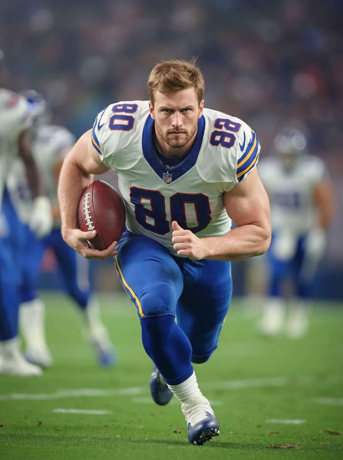 The End Zone Warrior man portrait