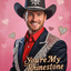 The Rhinestone Cowboy man portrait