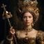 The Baroque Empress woman portrait