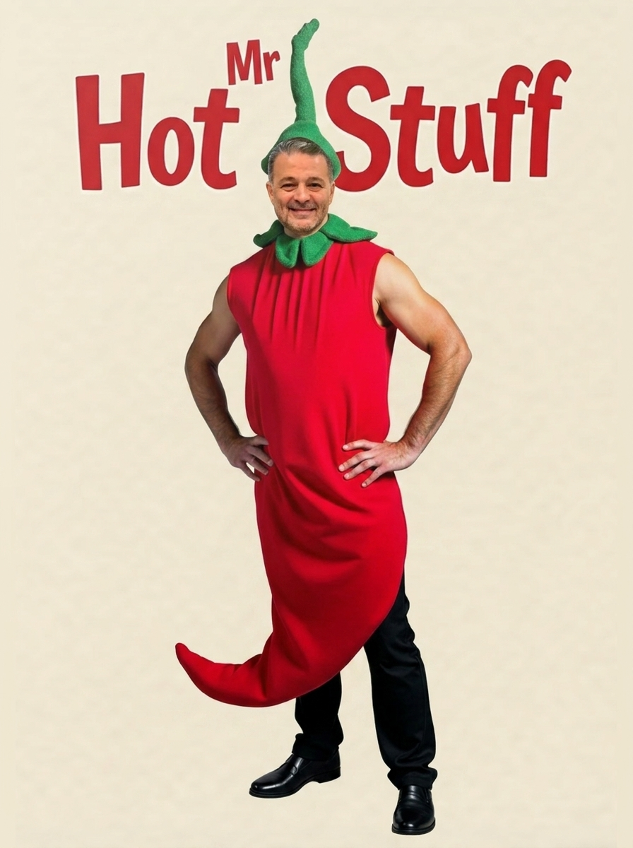 The Spicy Gentleman man,funny portrait