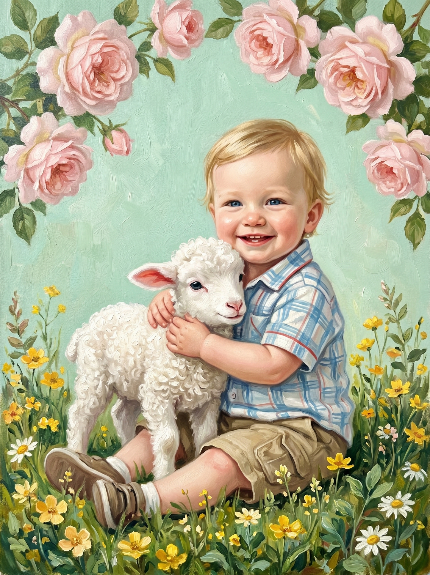 The Pastoral Shepherd boy portrait
