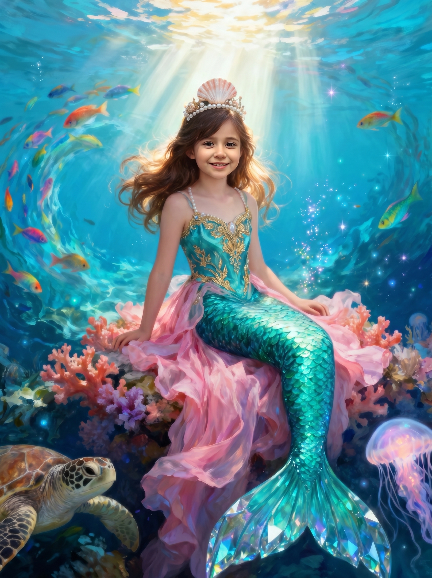The Ocean Princess girl portrait