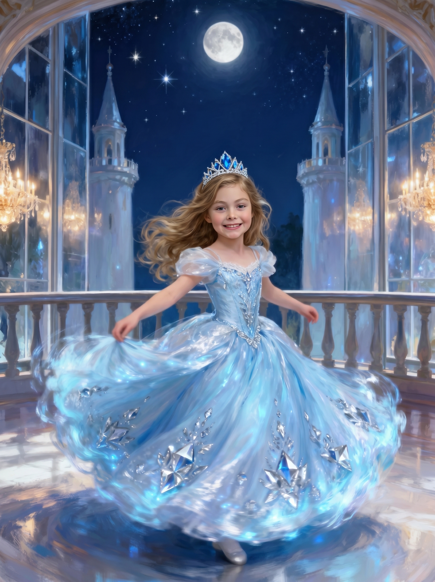 The Crystal Princess girl portrait