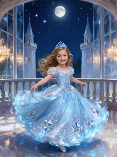 The Crystal Princess girl portrait