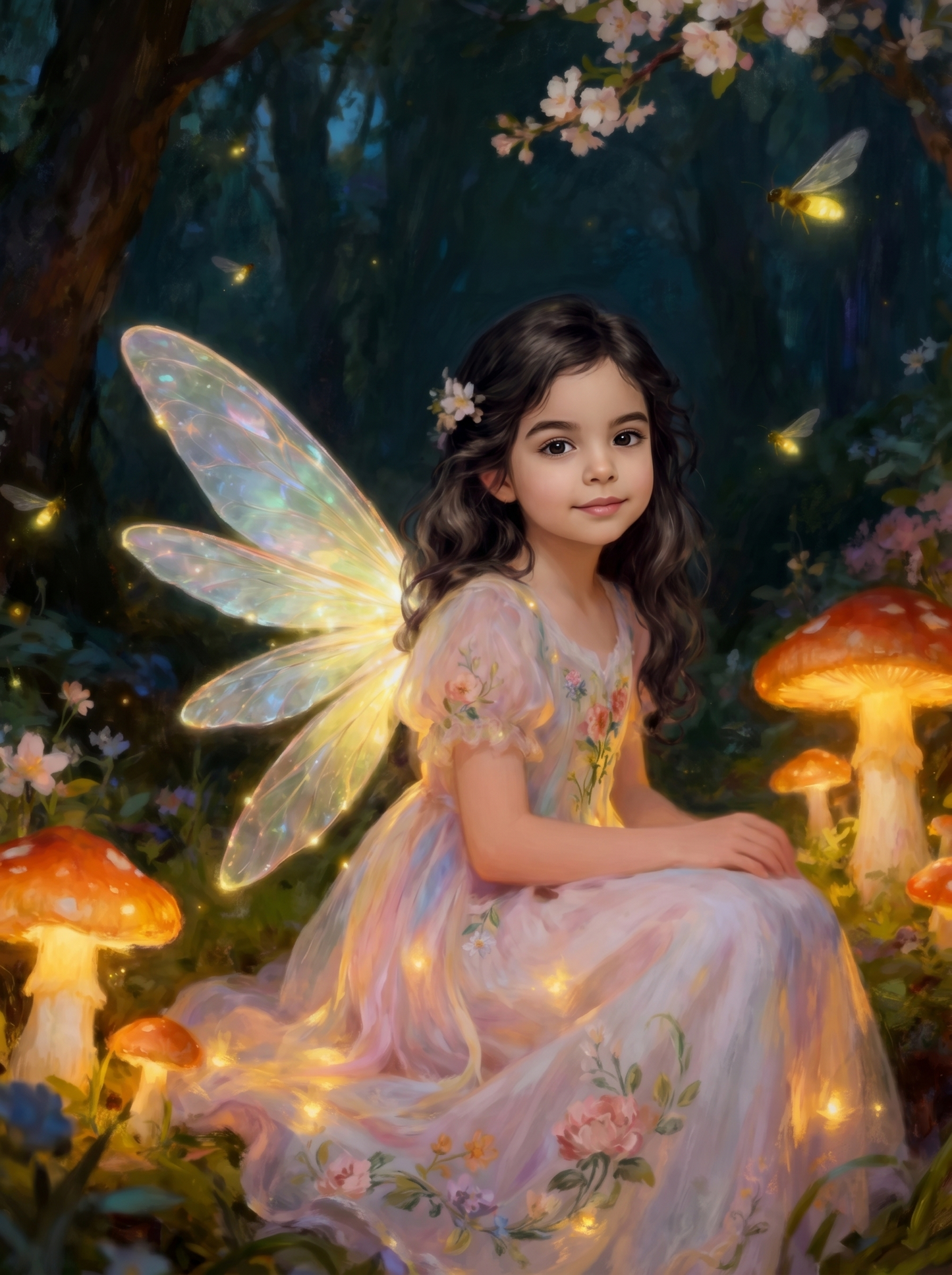 The Enchanted Fairy girl portrait