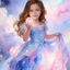 The Cosmic Princess girl portrait