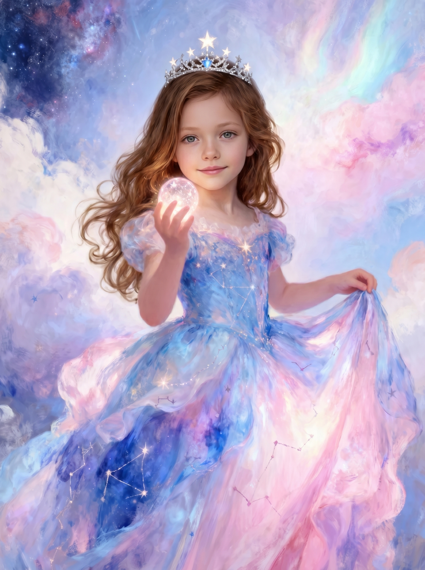 The Cosmic Princess girl portrait