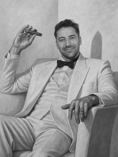 The White Suit Gentleman none portrait