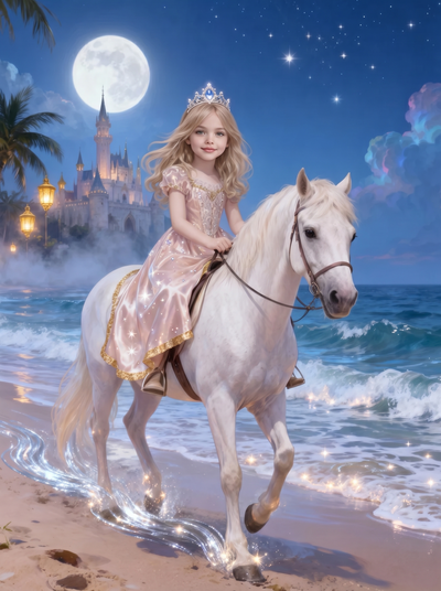 The Moonlit Princess girl portrait