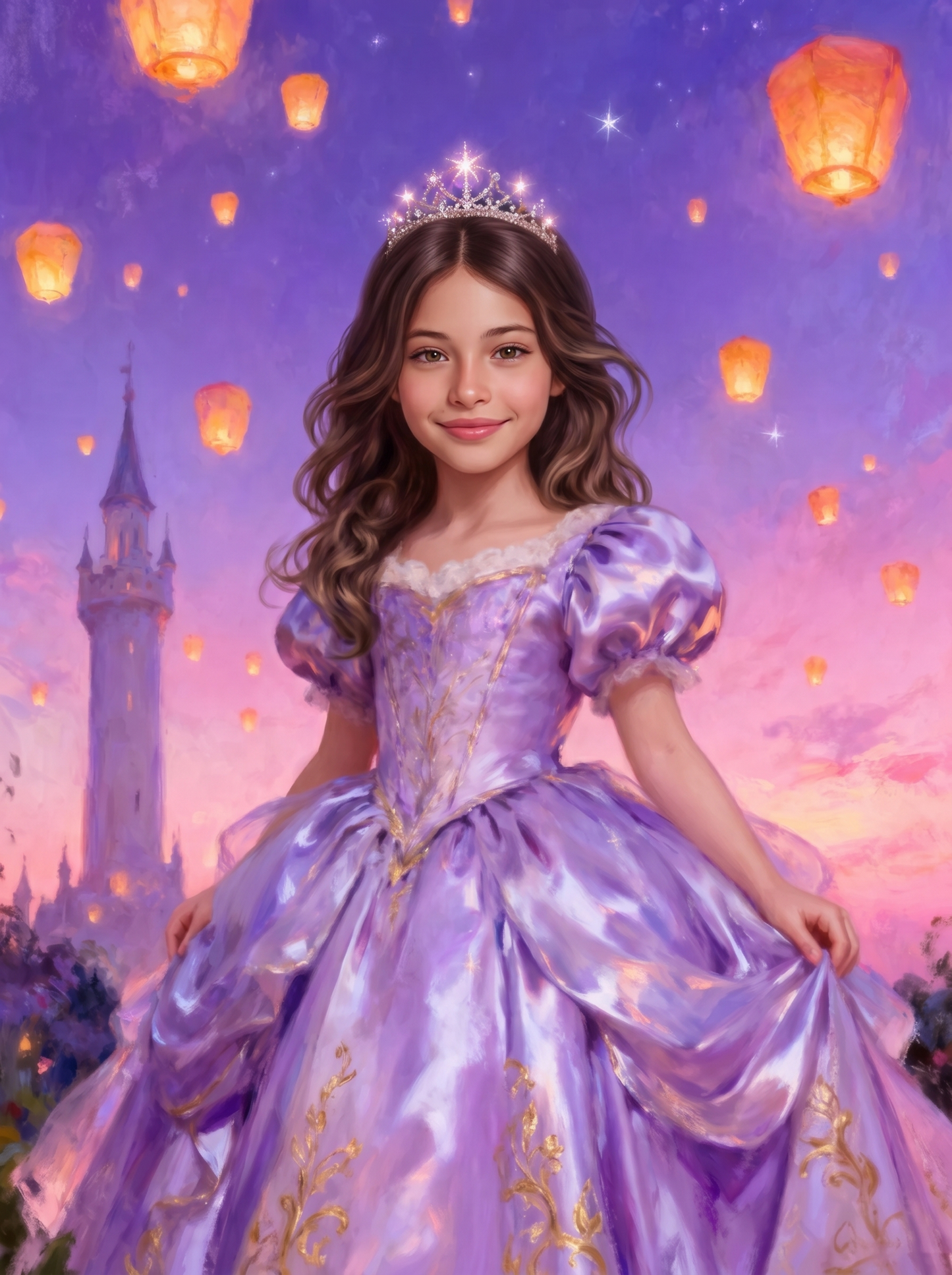 The Lantern Princess girl portrait