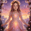The Enchanted Blossom Princess girl portrait