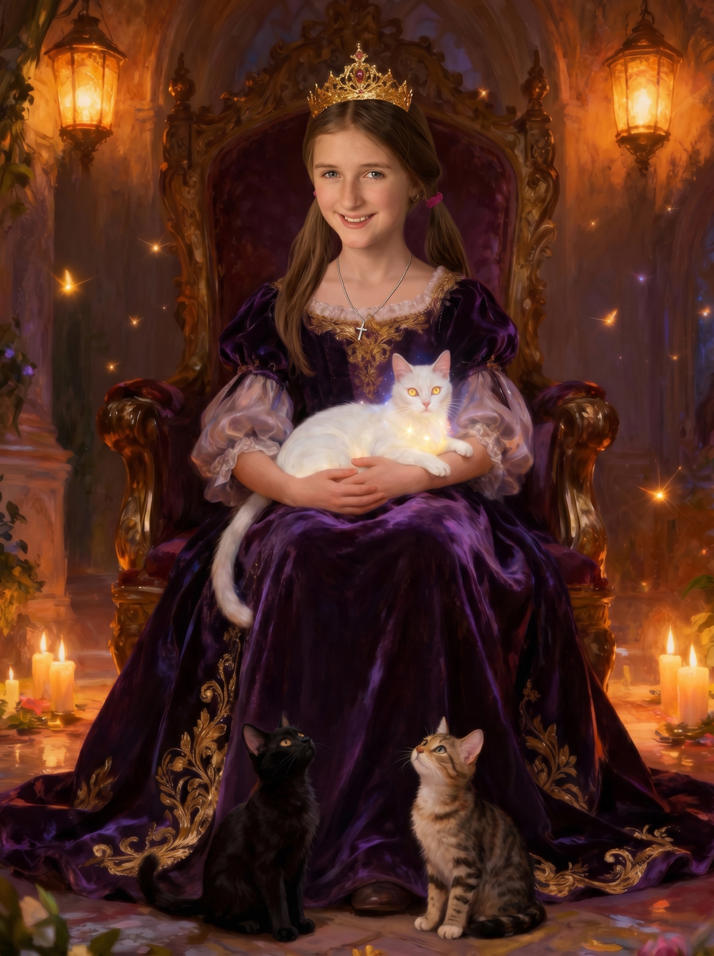 The Feline Sorceress girl portrait