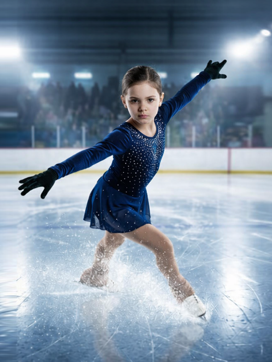 The Champion Figure Skater girl portrait