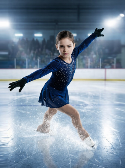 The Champion Figure Skater girl portrait