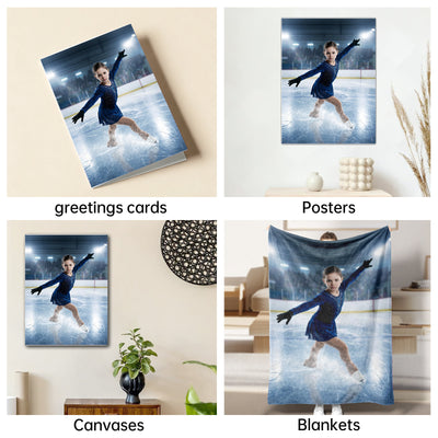 The Champion Figure Skater girl portrait