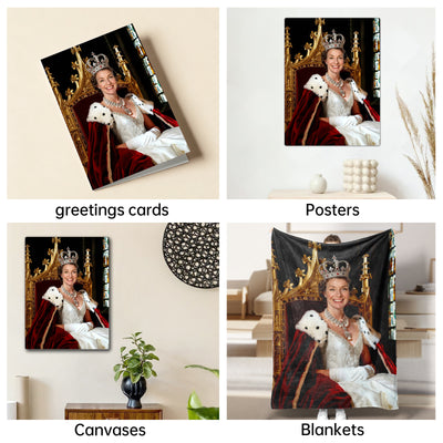 The Crowned Monarch female portrait