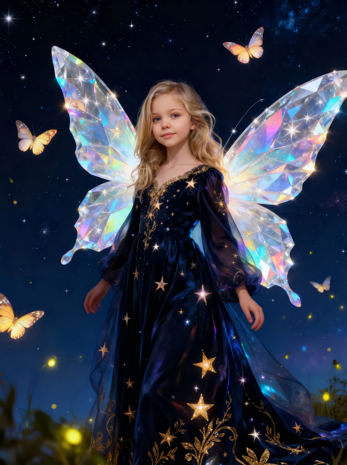 The Starlight Fairy girl portrait