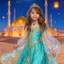The Arabian Moon Princess girl portrait