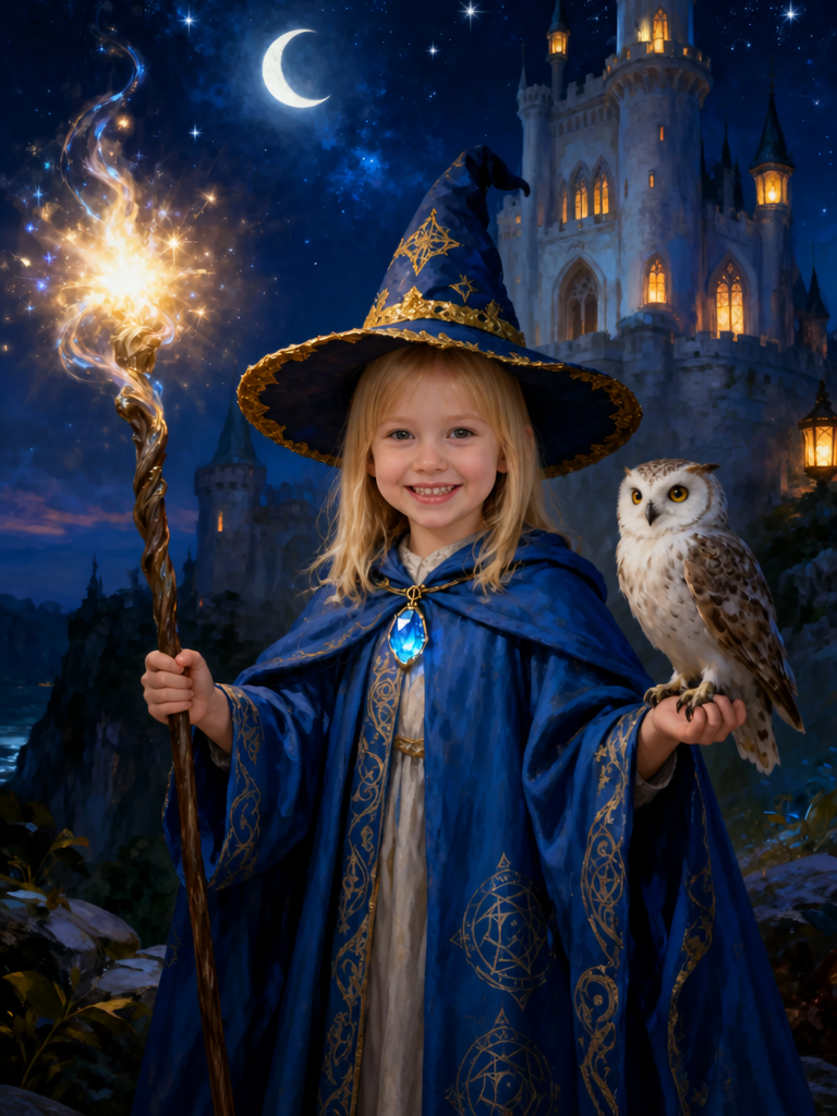 The Celestial Sorcerer girl portrait