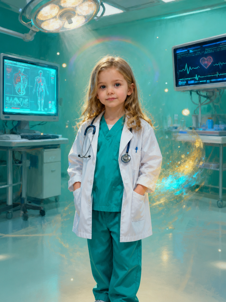 The Miniature Surgeon girl portrait