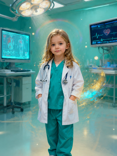 The Miniature Surgeon girl portrait
