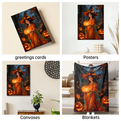 The Autumn Enchantress girl portrait