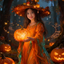 The Autumn Enchantress girl portrait