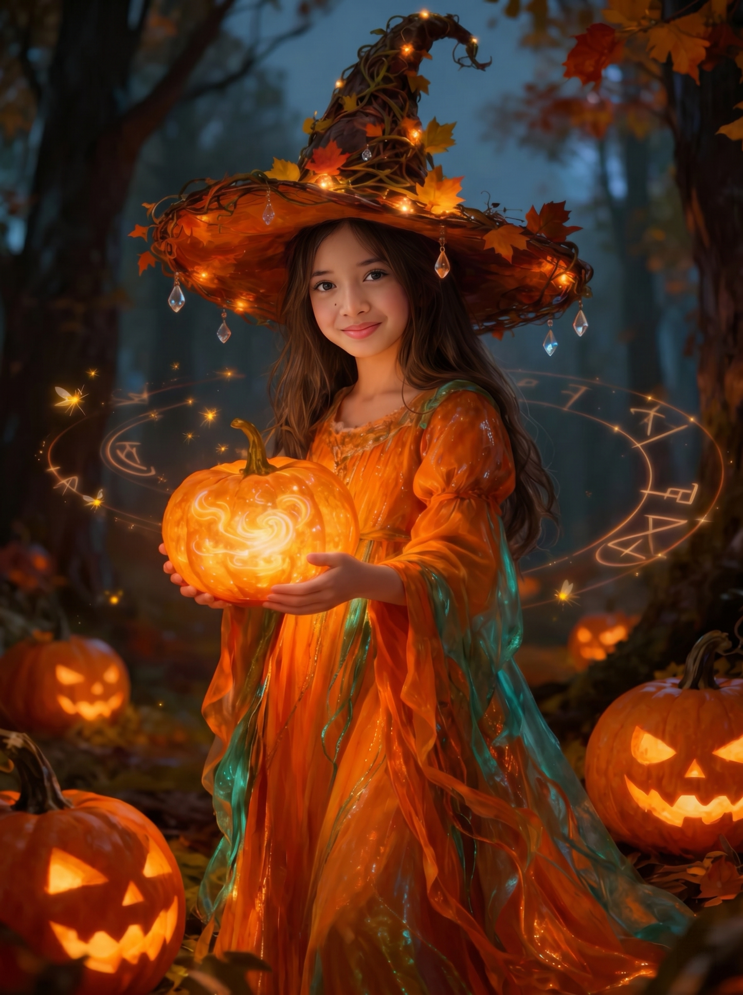 The Autumn Enchantress girl portrait
