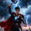 The Thunder God boy portrait