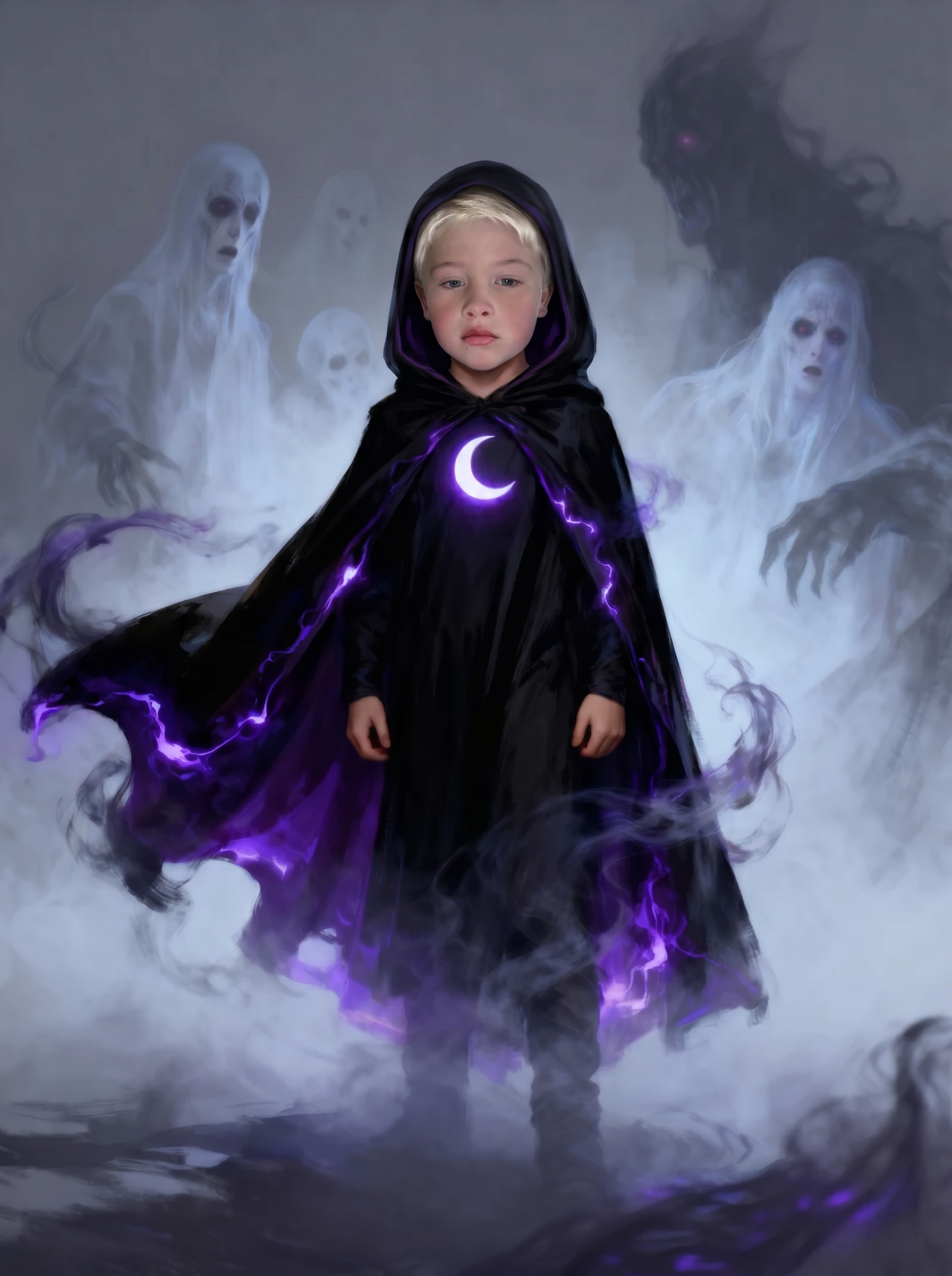 The Shadow Necromancer boy portrait