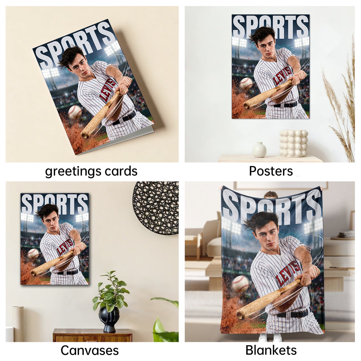 The All-American Slugger man portrait