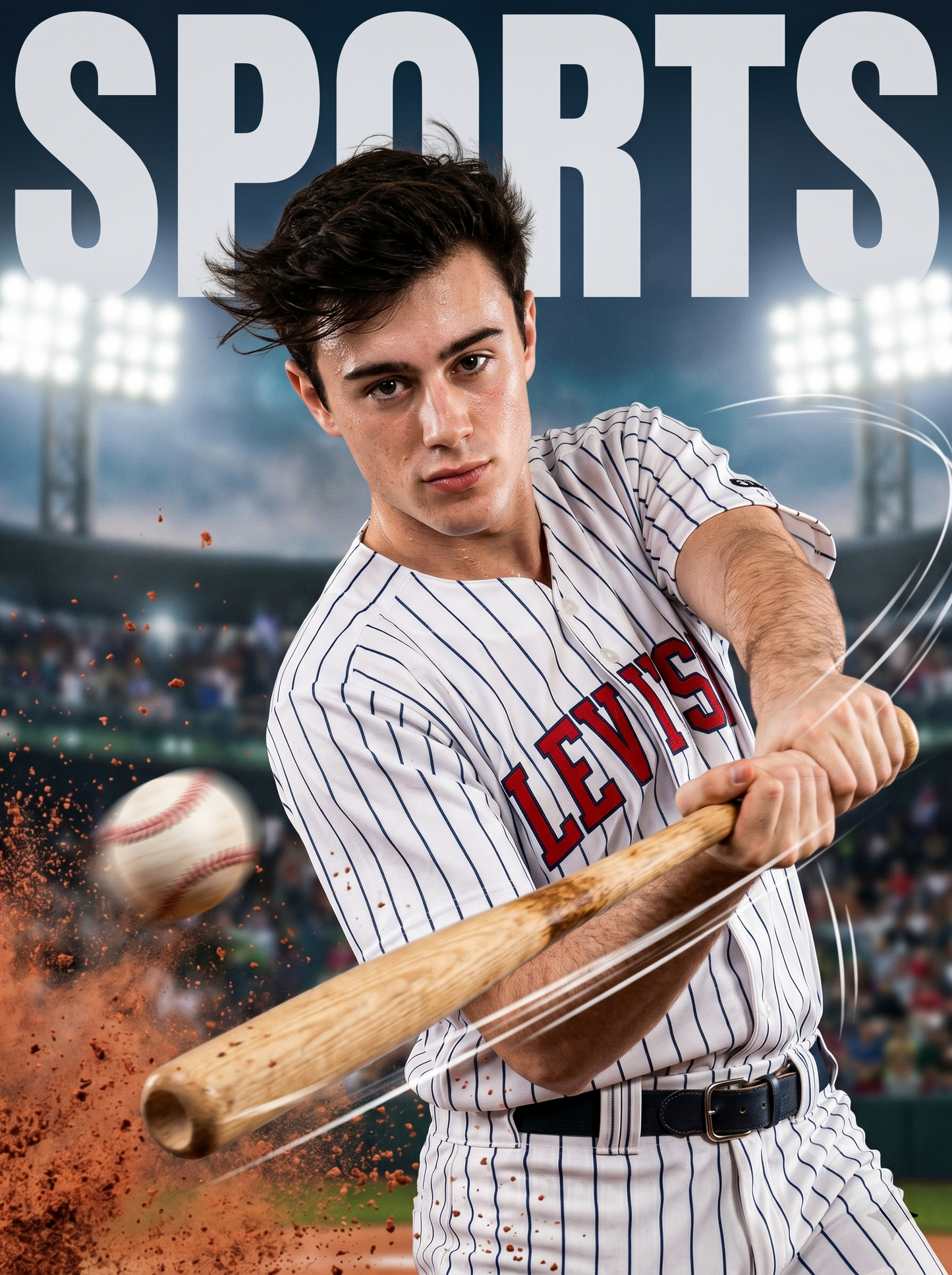 The All-American Slugger man portrait