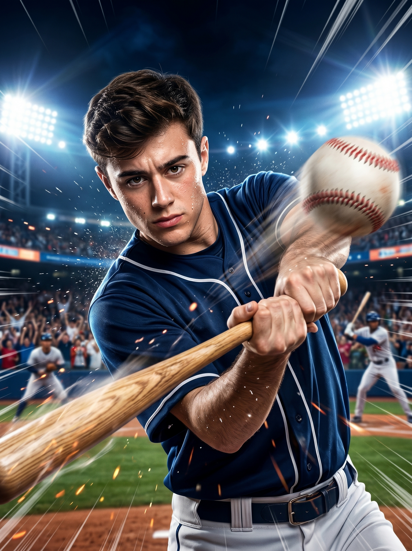 The Home Run King man portrait