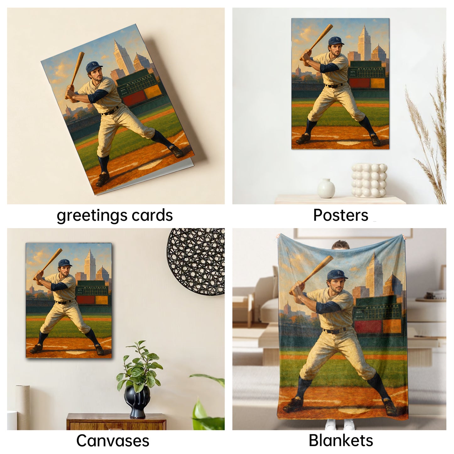 The Vintage Slugger man portrait