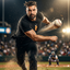 The All-Star Pitcher man portrait