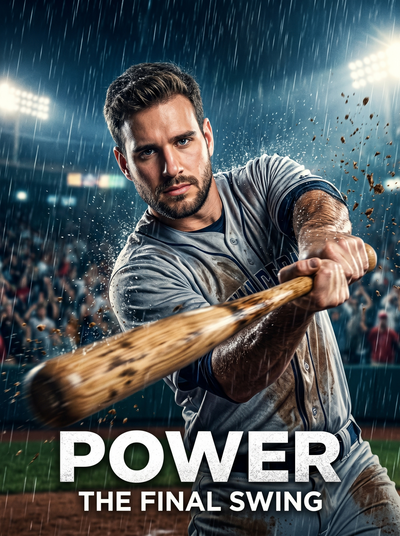 The Mud-Splattered Slugger man portrait
