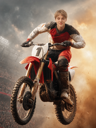 The Dirt Track Champion portrait