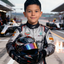 The Formula One Champion boy portrait