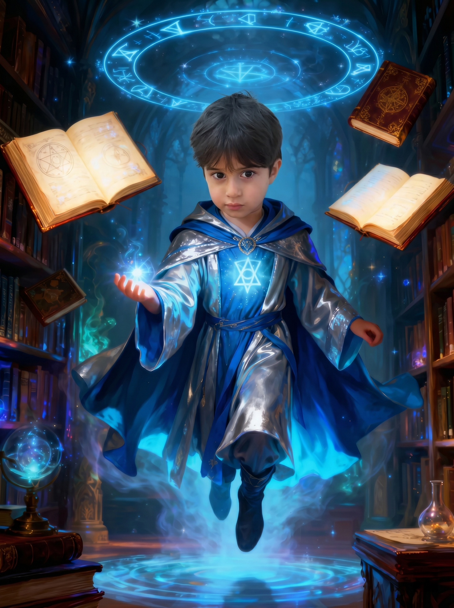 The Arcane Apprentice boy portrait