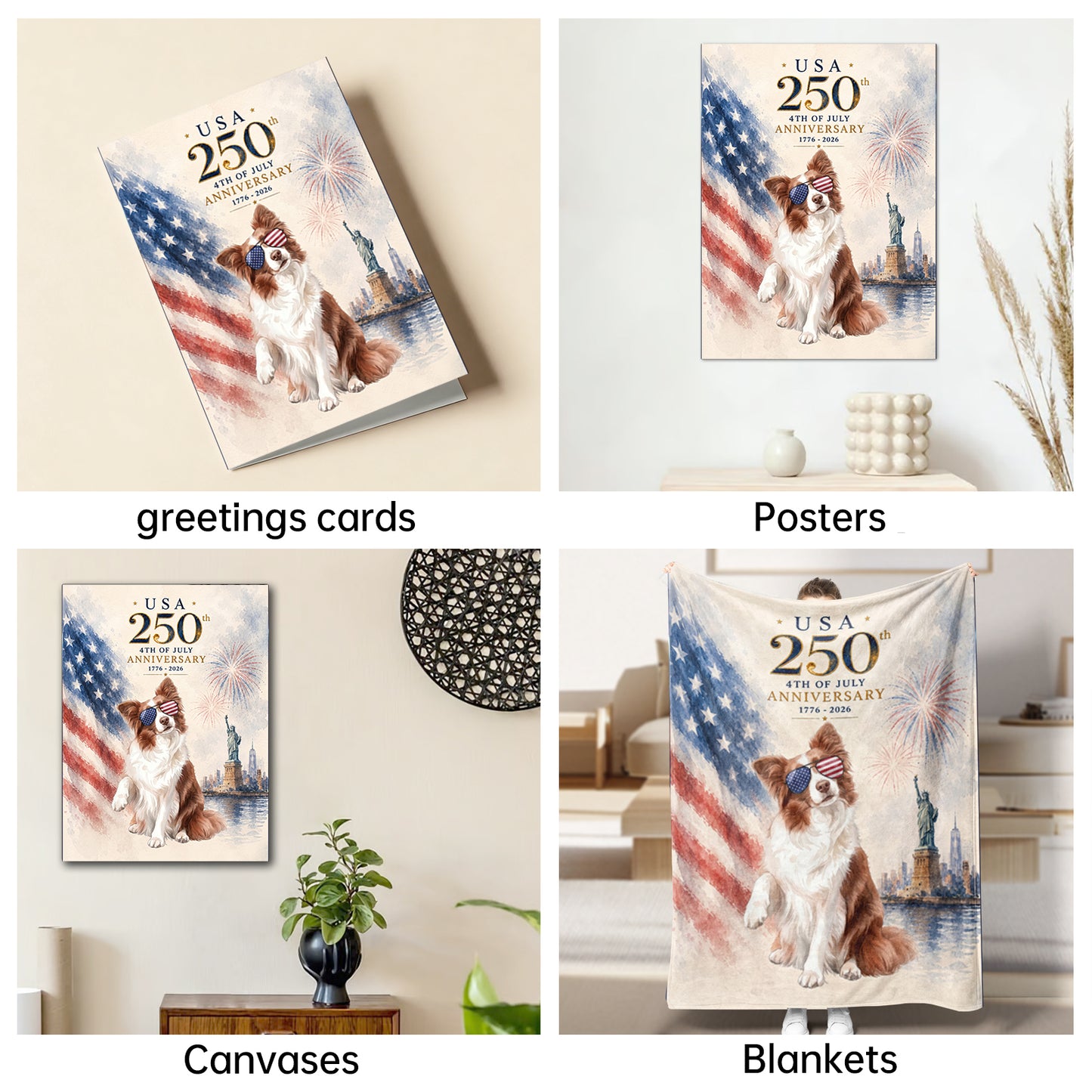 The Patriotic Celebrant pet,250th portrait