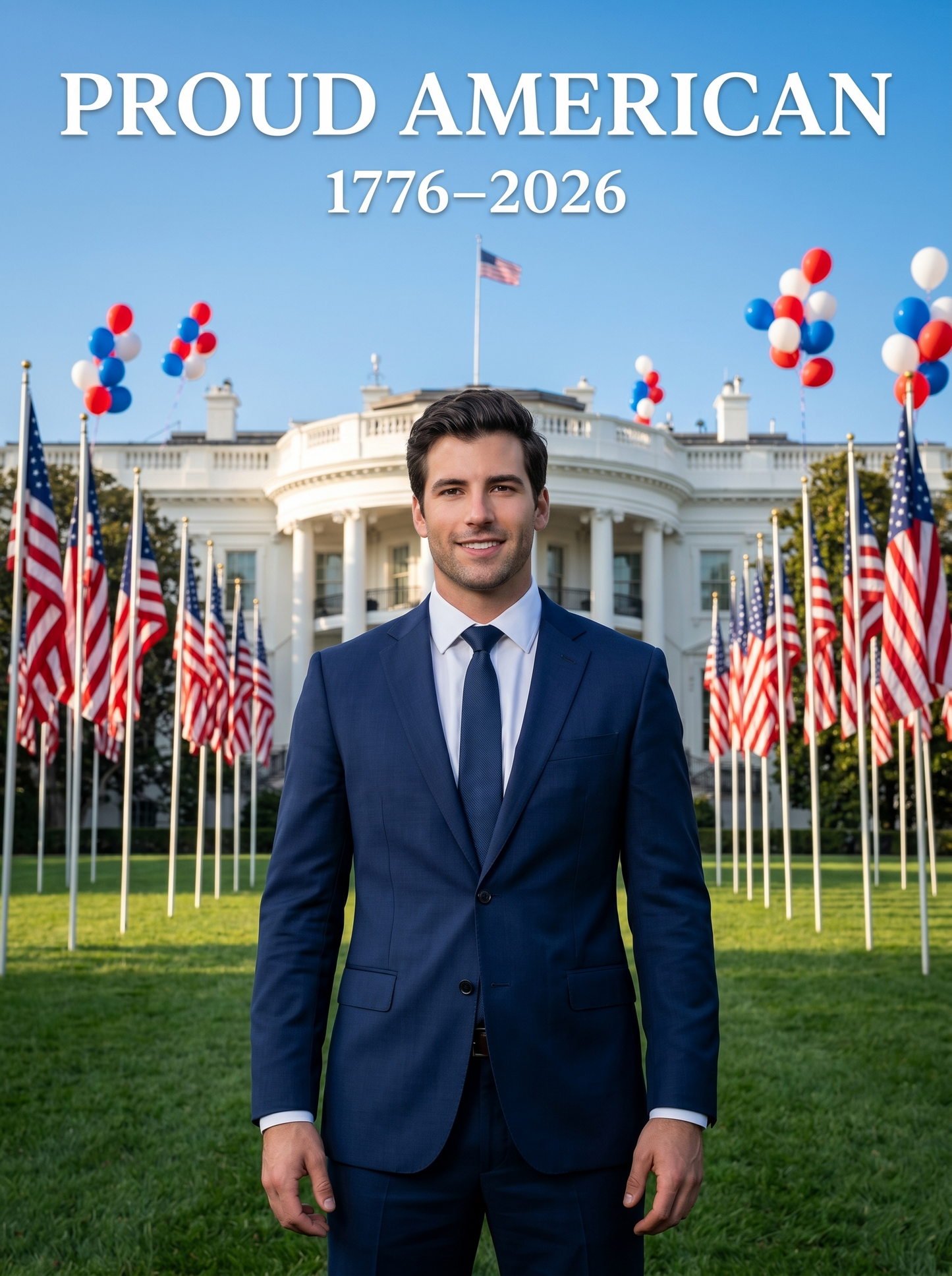 The Patriotic Statesman man,250th portrait