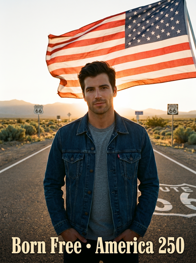 The Americana man,250th portrait