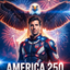 The Star-Spangled Guardian man,250th portrait