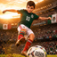 The 2026 World Cup Mexican Striker boy portrait