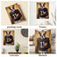 The Championship Quarterback french bulldog football portrait